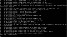 Linux kernel 3.0.0 booting